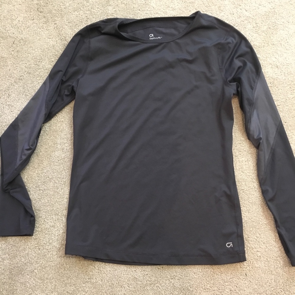 Gray running top